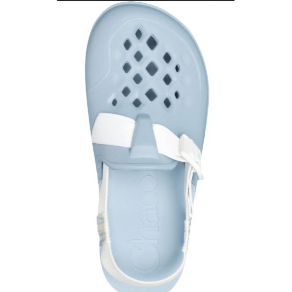 NWT Chaco Chillos Clog Blue Fog Womens 7 Lightweight Adjustable Strap JCH109166